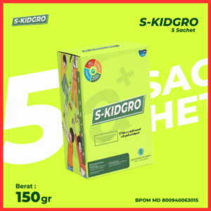 S-Kidgro Susu Peninggi Badan Anak Isi 5 Sachet