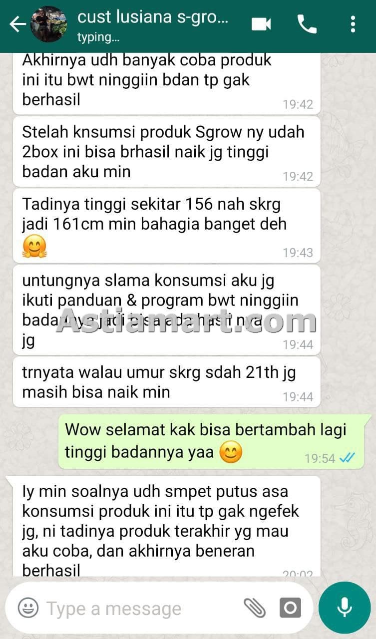 testimoni s-grow susu peninggi badan 10