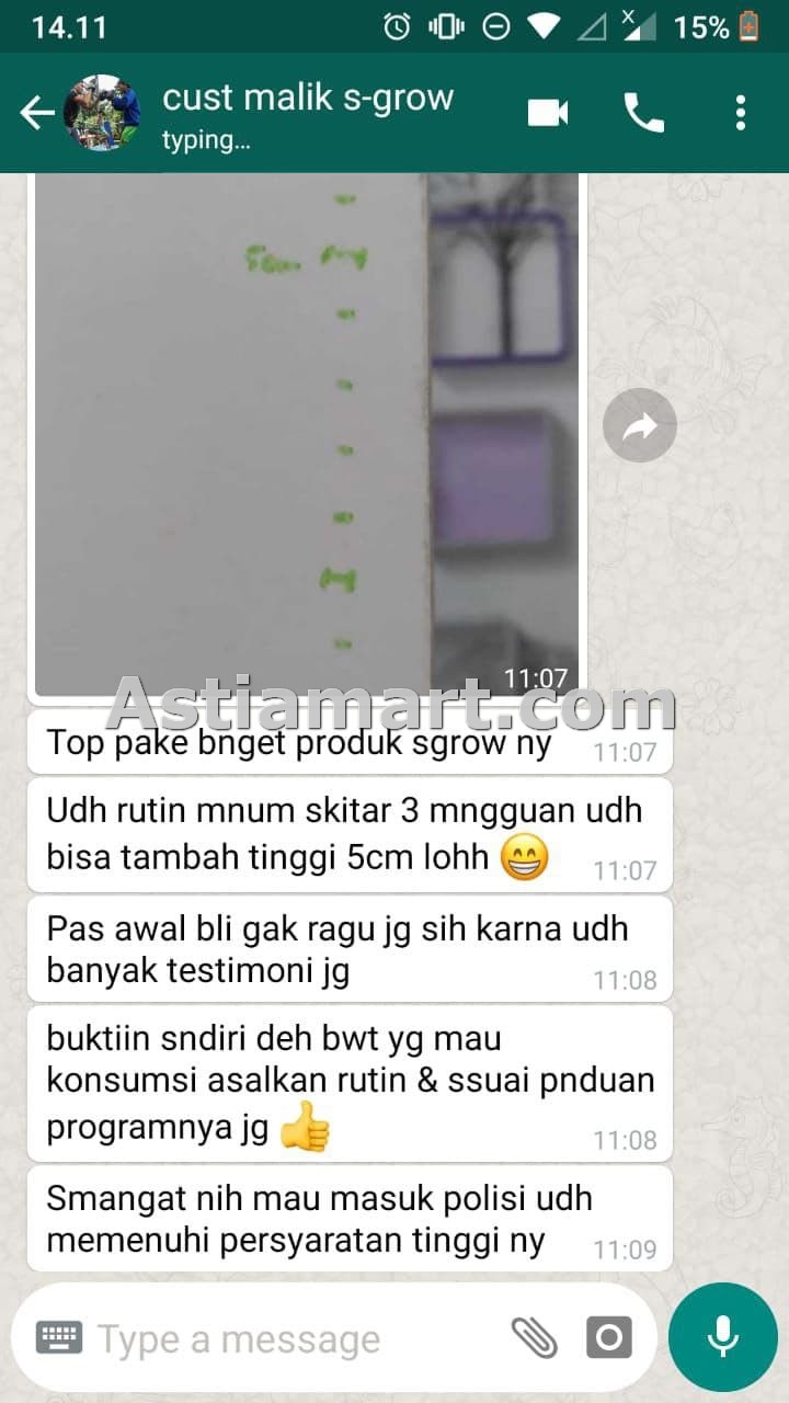 testimoni s-grow susu peninggi badan 4